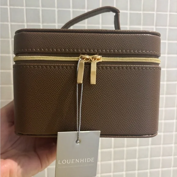 Louenhide Brown Jewelry Case Jilly box - Picture 1 of 6